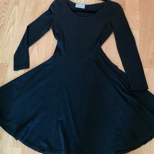 Fit and Flare French Little Black Dress